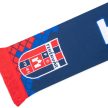 Double-Sided Blue Supporter Scarf with “Hajrá, Vidi!” and “Fehérvár FC” Text – For Fehérvár FC Fans