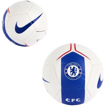   Official Nike Chelsea FC Pitch Football – Size 5, White/Blue
