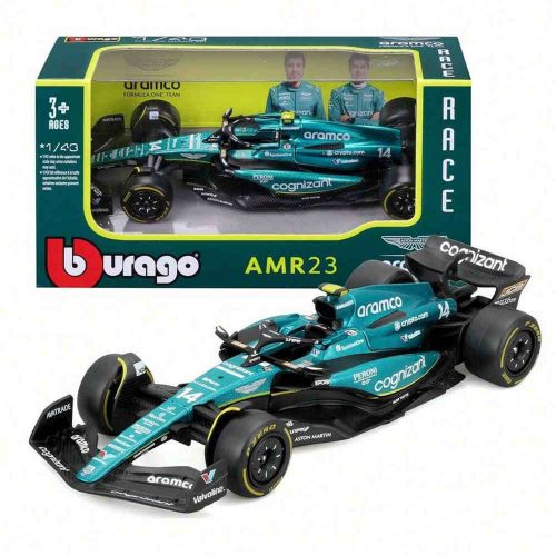 Bburago Aston Martin AMR23 F1 Model 1:43 – Fernando Alonso