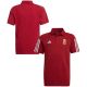 Adidas Hungary Child's Collared Supporter Polo Shirt – Red