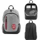 Official Arsenal FC Premium Backpack – Heather Grey, Laptop Pocket