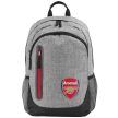 Official Arsenal FC Premium Backpack – Heather Grey, Laptop Pocket