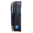 Premium SSC Napoli Ballpoint Pen with Eco-Leather Case – Official Merchandise