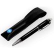 Premium SSC Napoli Ballpoint Pen with Eco-Leather Case – Official Merchandise