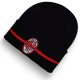 Official AC Milan Black Two-Tone Beanie – Red Trim Acrylic 1899