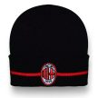 Official AC Milan Black Two-Tone Beanie – Red Trim Acrylic 1899