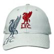  Liverpool FC Obsidian Grey Cap, Red Liverbird Crest, Official Licensed Product