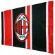 AC Milan Flag – 100x140 cm, Club Crest, Red/Black