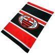 AC Milan Flag – 100x140 cm, Club Crest, Red/Black