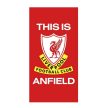 ‘This Is Anfield’ Towel – Liverpool FC (140x70 cm, 100% Cotton, Retro Design)