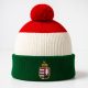 Hungary Bobble Hat (Crested Front) – Official Supporters’ Knitted Tricolor Beanie