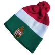 Hungary Bobble Hat (Crested Front) – Official Supporters’ Knitted Tricolor Beanie