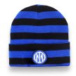 Official FC Inter Striped Beanie Blue Black – Fan Berretto