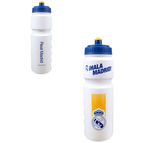 Real Madrid FC Plastic Drinks Bottle – Official Supporter Water Bottle (750 ml)