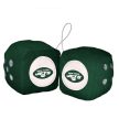 New York Jets fuzzy dice