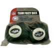 New York Jets fuzzy dice