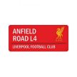 Liverpool FC Metal Street Sign