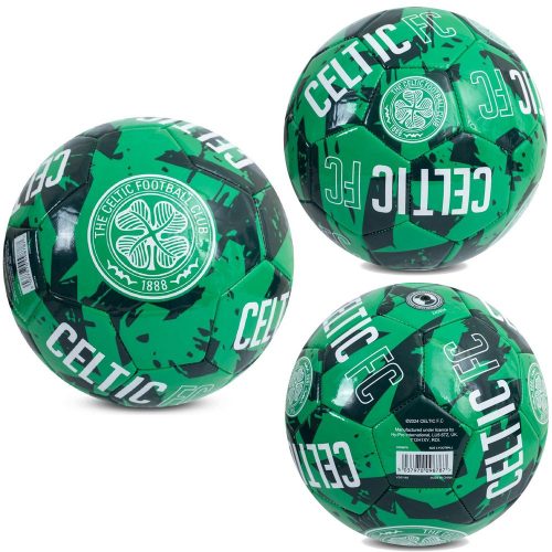 Celtic FC Graffiti Football, Green Ball, Scottish Premiership Gift