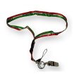 Hungary lanyard with a whistle