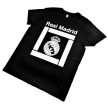 Real Madrid Black T-Shirt with White Logo and Text