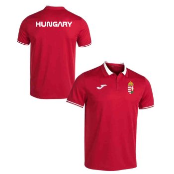   Joma Hungary Kids' Polo Shirt – Red, Supporters' Jersey