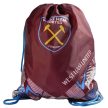 West Ham United FC gym bag 44x33cm – official Hammers drawstring