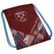 West Ham United FC gym bag 44x33cm – official Hammers drawstring