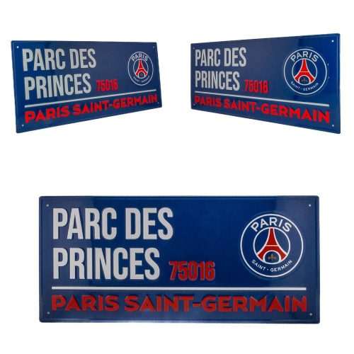 Paris Saint Germain FC coroled Street Sign – Parc Des Princes 75016