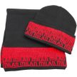 AC Milan Skipper Jacquard Logo Beanie and Scarf Set – Official Gift Box