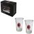 AC Milan 2-Piece Shot Glass Set – AC Milan Crest Fan Glasses