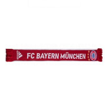   Adidas Bayern München FC Official Blue Jacquard Scarf NR Knit 