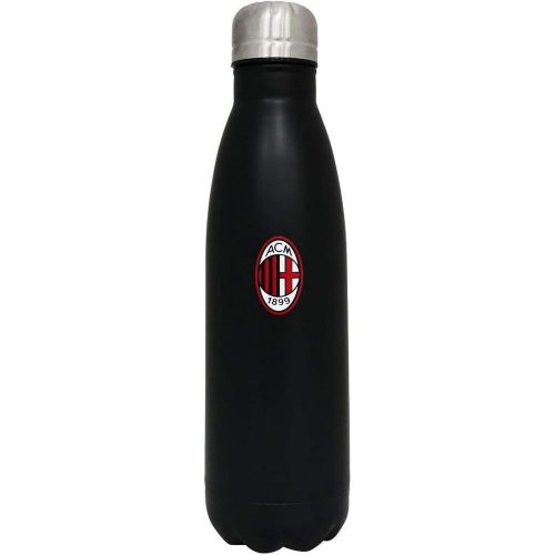 Official AC Milan Black Thermos Flask – Fan Bottle 1899