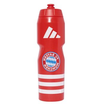 Official adidas FC Bayern Munich Water Bottle – 0.75L, Red