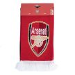 Arsenal FC Contrast Bar Scarf – Red & Navy Fan Scarf with Club Crest