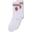 AC Milan 2 Pair Sock Set – Black and White with Team Logo