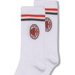 AC Milan 2 Pair Sock Set – Black and White with Team Logo