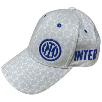   Official FC Inter Baseball Cap White Grey – Dotted Cappellino