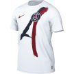 Official Nike Paris Saint-Germain (PSG) Cotton T-Shirt – White, Away Kit Inspired