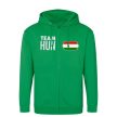 Hungary Premium Zipped Hoodie (Green) – Hungarian National Team Supporter Hoodie