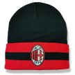 Official AC Milan Two-Tone Beanie Black-Red – Acrylic Fan Hat 1899