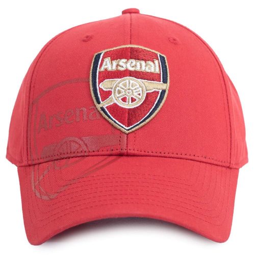 Arsenal FC Red Obsidian MVP Cap – Embroidered Club Crest, Curved Brim