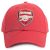 Arsenal FC Red Obsidian MVP Cap – Embroidered Club Crest, Curved Brim