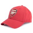 Arsenal FC Red Obsidian MVP Cap – Embroidered Club Crest, Curved Brim