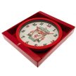 Liverpool FC Wall Clock – Red with White Clock Face and Classic LFC Crest, Official Licensed Product, Kids Room