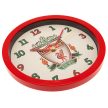 Liverpool FC Wall Clock – Red with White Clock Face and Classic LFC Crest, Official Licensed Product, Kids Room