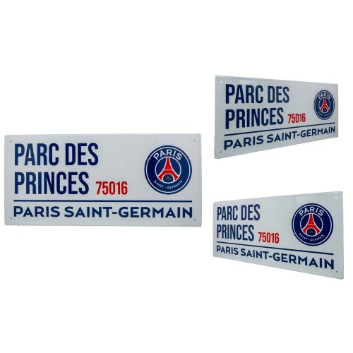Paris Saint Germain FC White Street Sign – Parc Des Princes 75016
