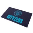 Manchester City FC loop pile doormat 75×45 cm – official Cityzens logo entrance mat