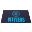 Manchester City FC loop pile doormat 75×45 cm – official Cityzens logo entrance mat