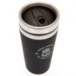 Liverpool FC Executive stainless steel travel mug 450 ml – matte black double‑walled thermal cup
