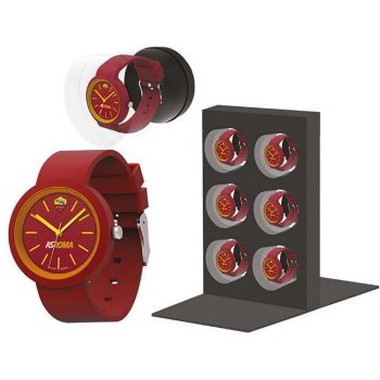   AS Roma Analog Quartz Wristwatch – Red Silicone, Official Product